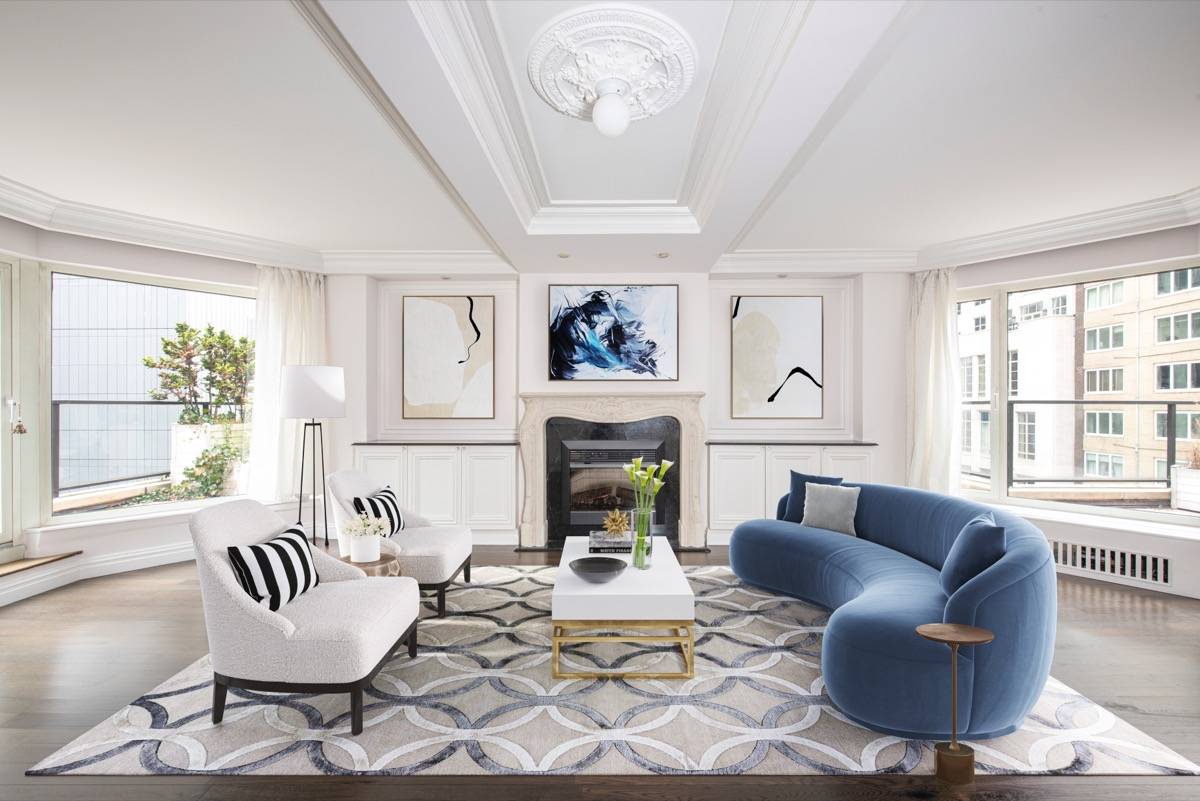 This stunning two-bedroom two, bath heart of New York is a must-see currently listed for sale by The Zweben Team.