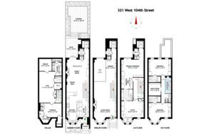 321 W 104th St floorplan