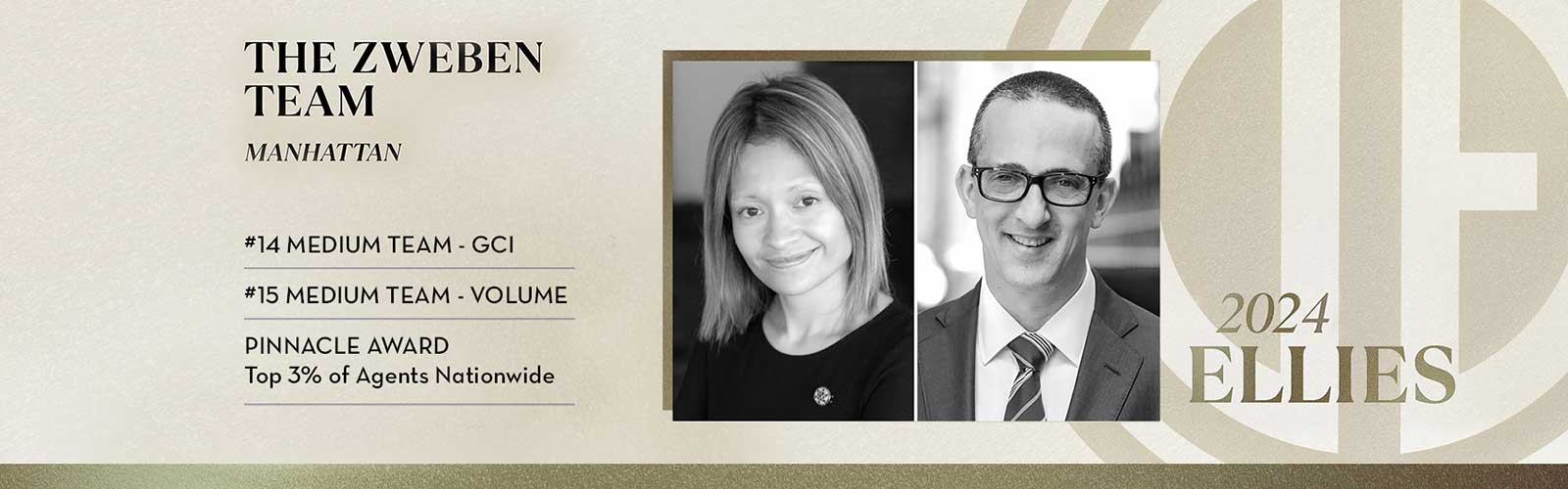 Check out the Zweben team in the 2024 Ellies Awards showcasing their success as Realtors
