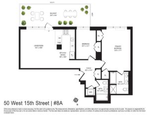  Zweben Team-Top Manhattan Realtor-50 West 15th St #8A-floorplan